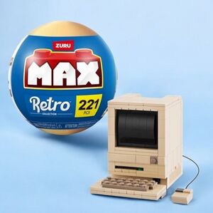 Zuru Max Premium Retro Building Bricks Desktop Computer Monitor Mouse 221pc NEW